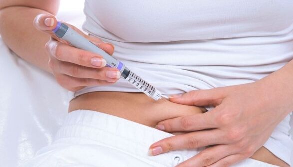 Injection d'implication au diabète